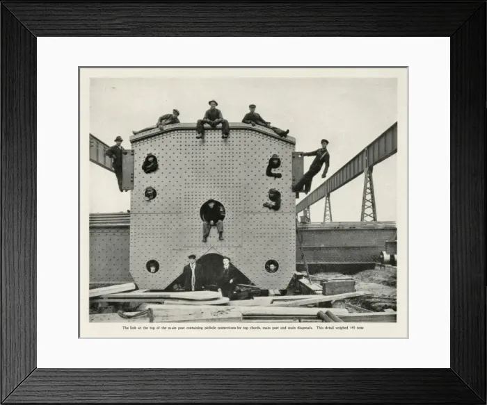 Framed Print : The Quebec Bridge Framed Print : The Quebec Bridge