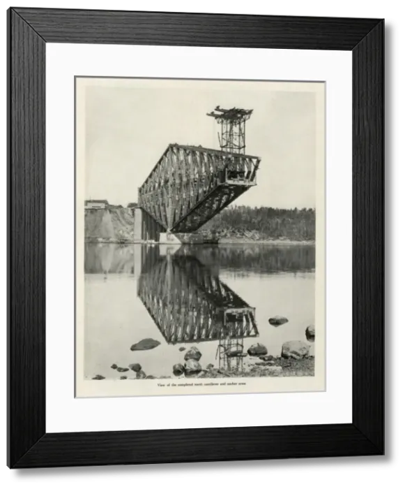 Framed Print : The Quebec Bridge Framed Print : The Quebec Bridge