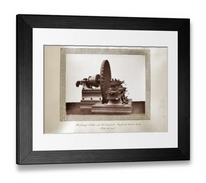 Framed Print : Surfacing lathe Framed Print : Surfacing lathe