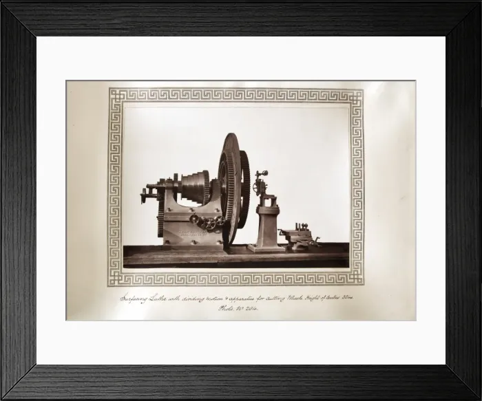 Framed Print : Surfacing lathe Framed Print : Surfacing lathe