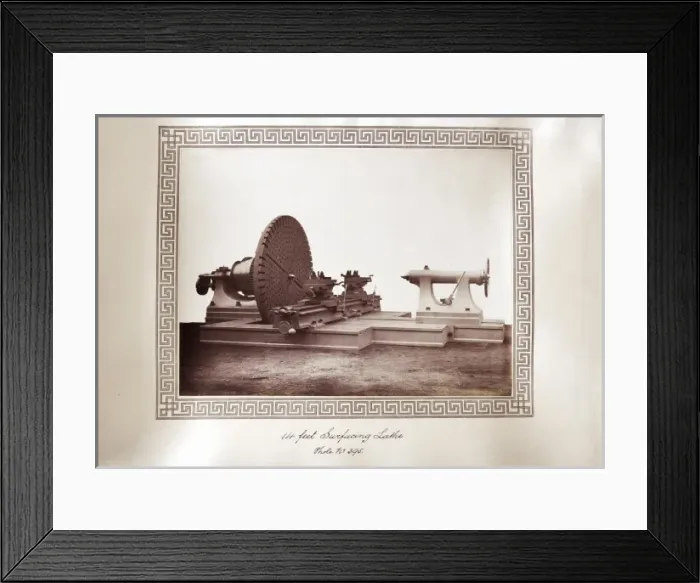 Framed Print : Surfacing lathe Framed Print : Surfacing lathe