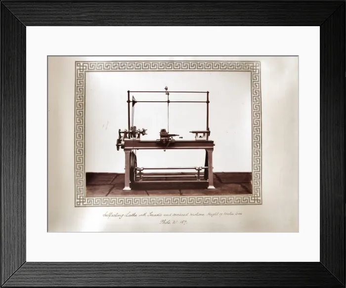 Framed Print : Self-acting lathe Framed Print : Self-acting lathe