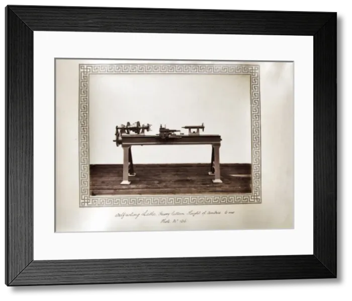 Framed Print : Self-acting lathe Framed Print : Self-acting lathe