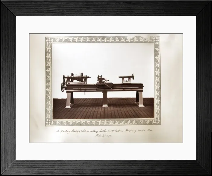 Framed Print : Self-acting sliding and screw-cutting lathe Framed Print : Self-acting sliding and screw-cutting lathe