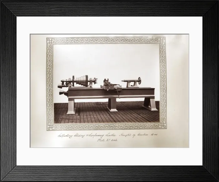 Framed Print : Self-acting sliding and surfacing lathe Framed Print : Self-acting sliding and surfacing lathe