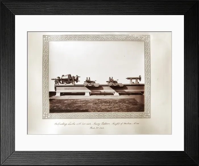 Framed Print : Self-acting lathe with two rests Framed Print : Self-acting lathe with two rests