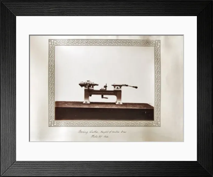 Framed Print : Boring lathe Framed Print : Boring lathe