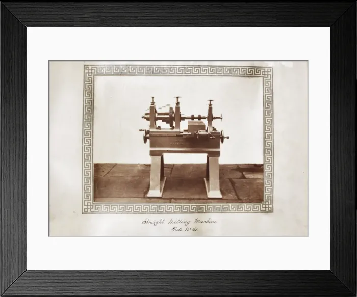 Framed Print : Straight milling machine Framed Print : Straight milling machine