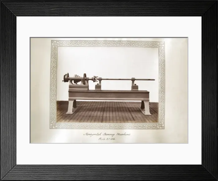 Framed Print : Horizontal boring machine Framed Print : Horizontal boring machine