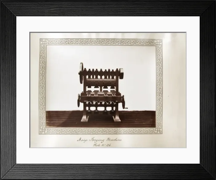 Framed Print : A size forging machine Framed Print : A size forging machine