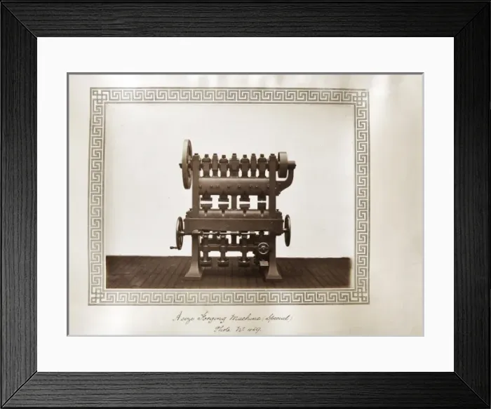 Framed Print : A size forging machine (special) Framed Print : A size forging machine (special)