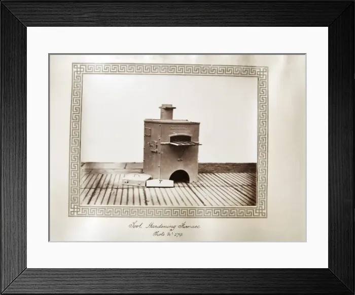 Framed Print : Tool hardening furnace Framed Print : Tool hardening furnace