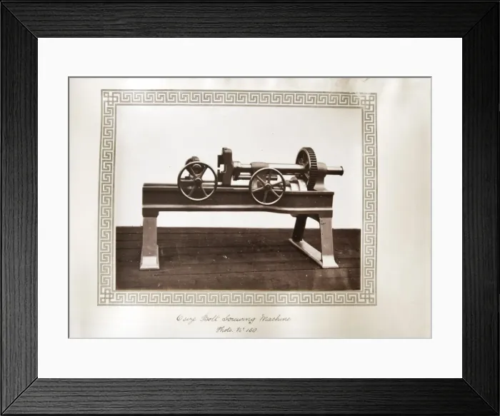 Framed Print : C size bolt screwing machine Framed Print : C size bolt screwing machine