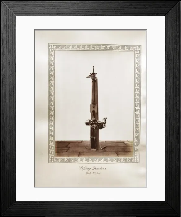 Framed Print : Rifling machine Framed Print : Rifling machine