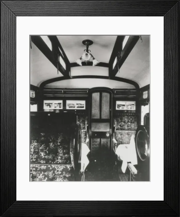 Framed Print : L & SWR Ocean Special - 1st class dining car Framed Print : L & SWR Ocean Special - 1st class dining car