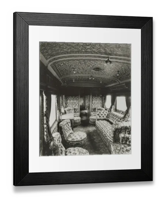 Framed Print : L & SWR lounge on Royal Train Framed Print : L & SWR lounge on Royal Train