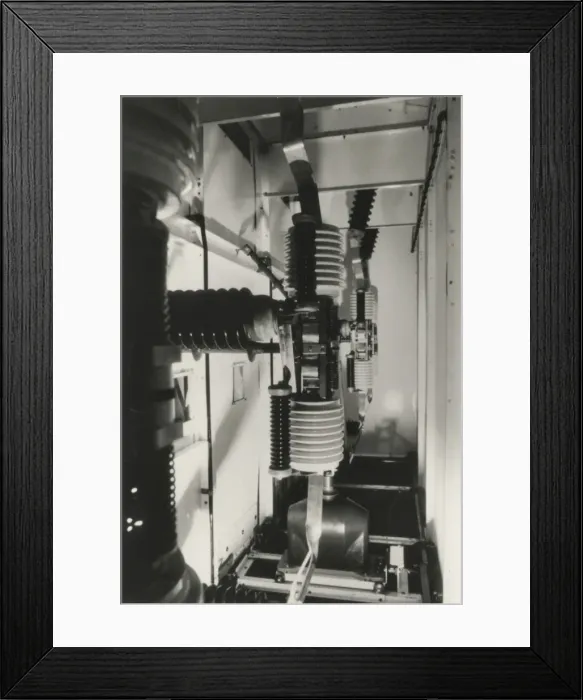 Framed Print : Vacuum interrupter switch gear Framed Print : Vacuum interrupter switch gear
