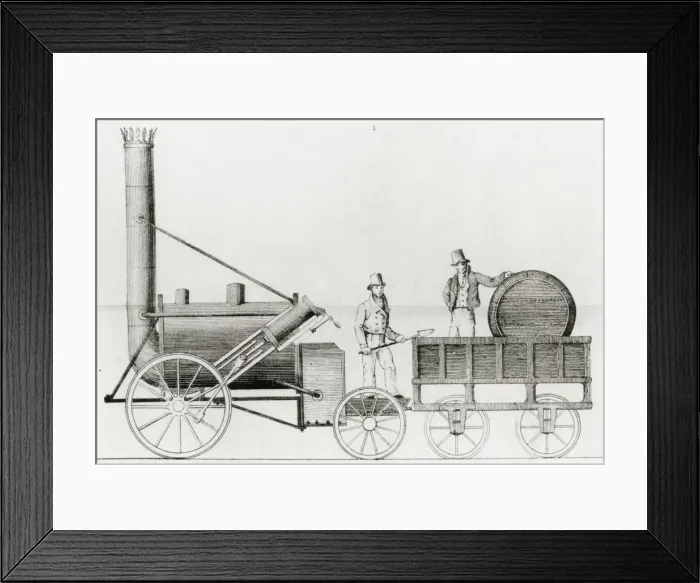 Framed Print : Rocket steam locomotive Framed Print : Rocket steam locomotive