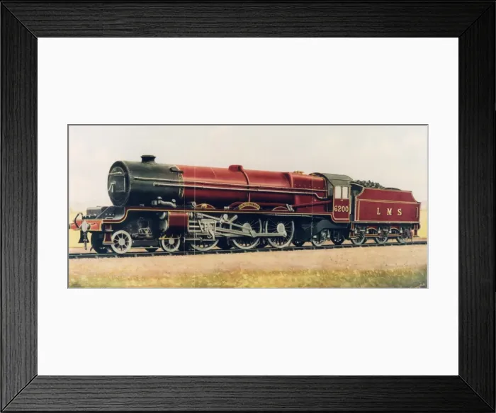 Framed Print : London, Midland & Scottish Railway Express locomotive Framed Print : London, Midland & Scottish Railway Express locomotive