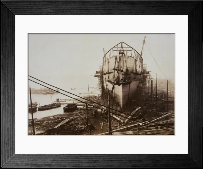 Framed Print : Bow of Great Eastern Framed Print : Bow of Great Eastern