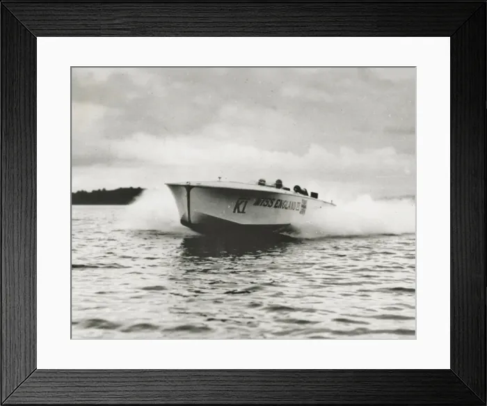 Framed Print : ?Miss England III? speedboat Framed Print : ?Miss England III? speedboat