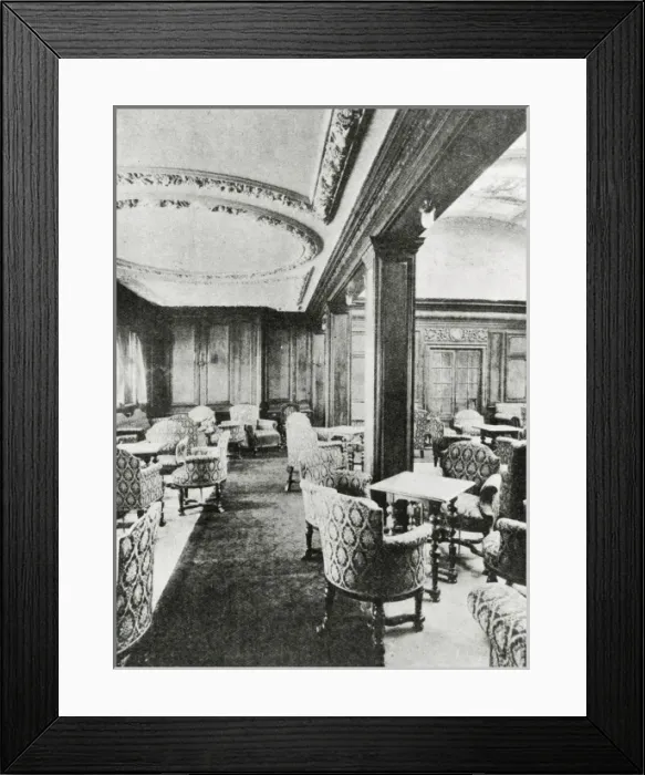 Framed Print : Interior view of ?smoke room? of Cunard liner ?Lusitania? Framed Print : Interior view of ?smoke room? of Cunard liner ?Lusitania?
