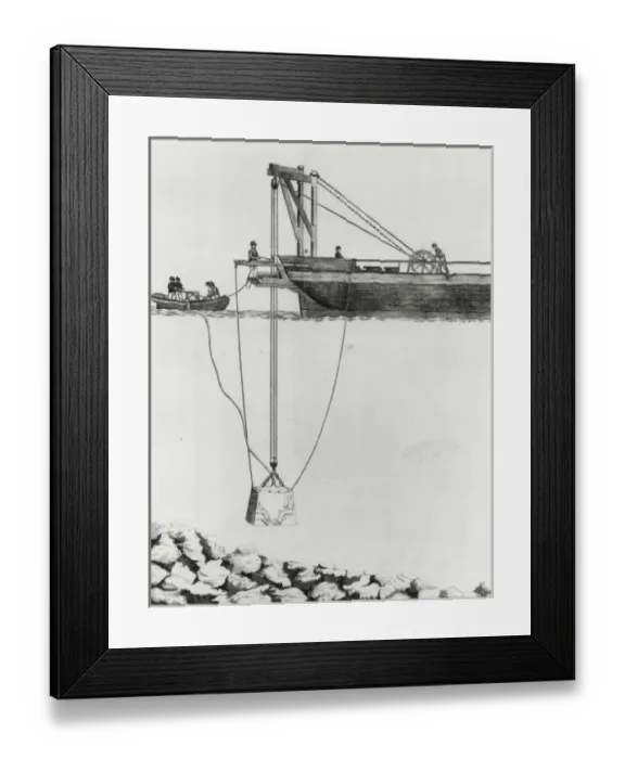 Framed Print : Diving machine Framed Print : Diving machine