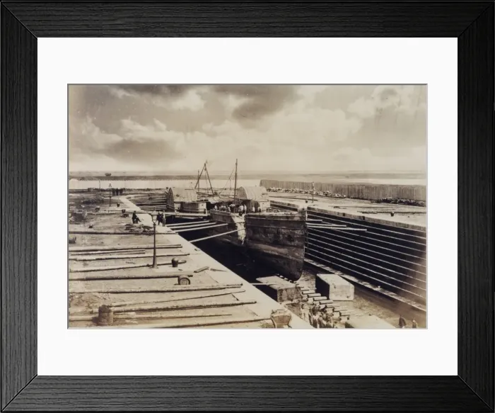 Framed Print : ?Wolf? paddle steamer struck by Fleetwood steamer Framed Print : ?Wolf? paddle steamer struck by Fleetwood steamer