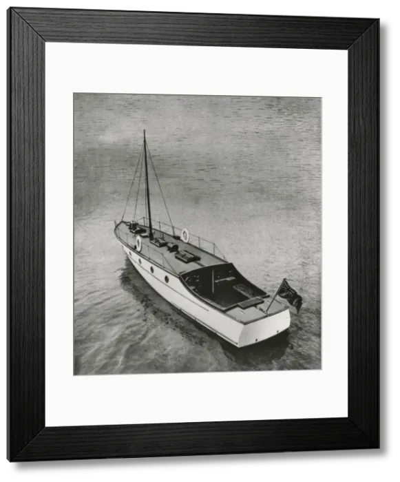 Framed Print : Hyland 45ft twin screw express cruiser Framed Print : Hyland 45ft twin screw express cruiser