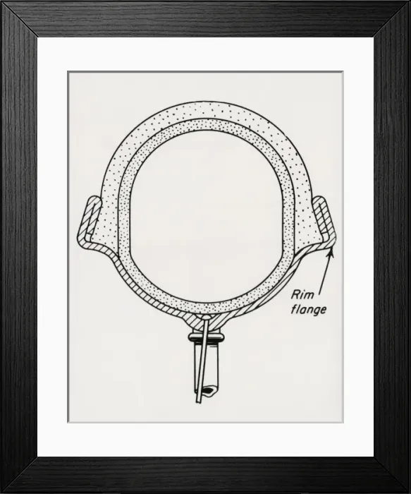 Framed Print : ?Bartlett Rim? bicycle tyre Framed Print : ?Bartlett Rim? bicycle tyre
