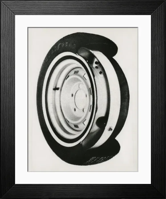 Framed Print : Goodyear internal support car tyre Framed Print : Goodyear internal support car tyre
