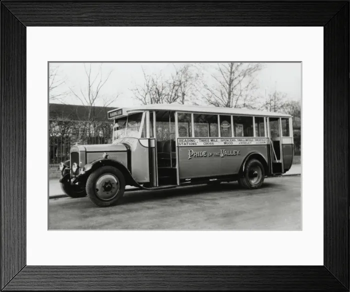 Framed Print : ?Pride of the valley? motorbus Framed Print : ?Pride of the valley? motorbus