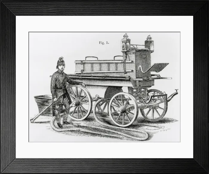 Framed Print : Merryweather?s carriage fire-engine Framed Print : Merryweather?s carriage fire-engine