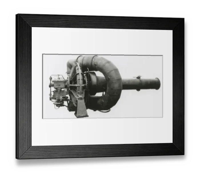 Framed Print : Whittle jet engine; test bed Framed Print : Whittle jet engine; test bed