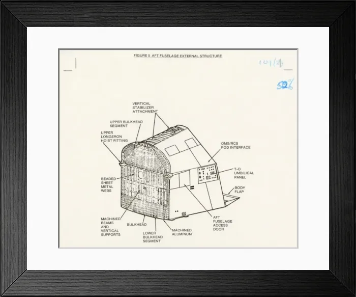 Framed Print : Space Shuttle Orbiter Framed Print : Space Shuttle Orbiter