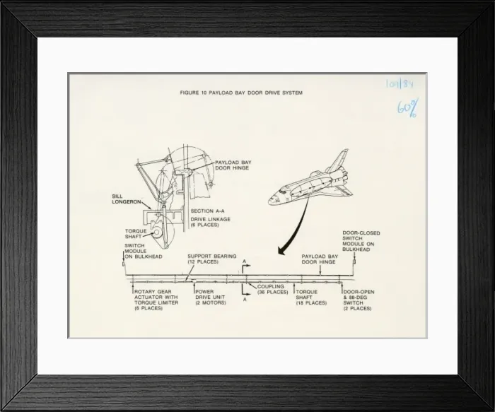 Framed Print : Space Shuttle Orbiter Framed Print : Space Shuttle Orbiter