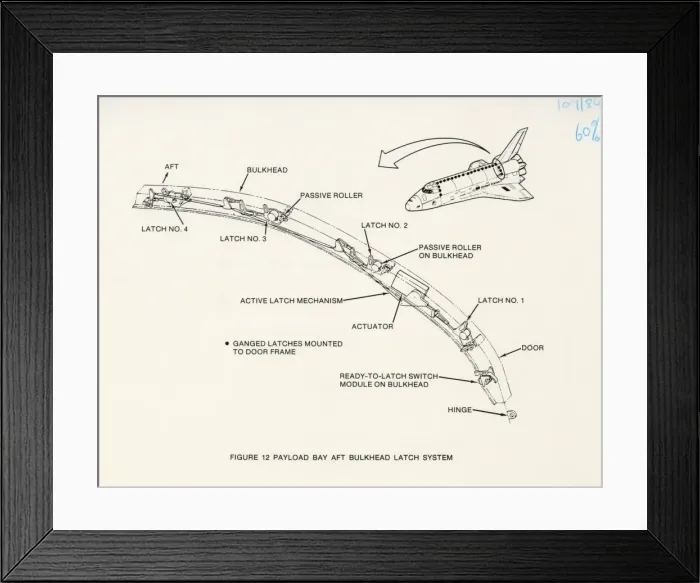 Framed Print : Space Shuttle Orbiter Framed Print : Space Shuttle Orbiter