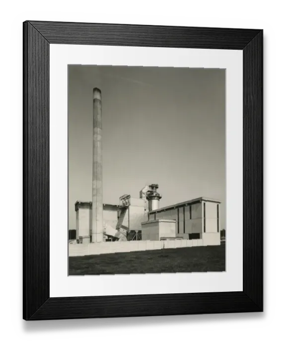 Framed Print : Basingstoke incinerator cooling tower Framed Print : Basingstoke incinerator cooling tower