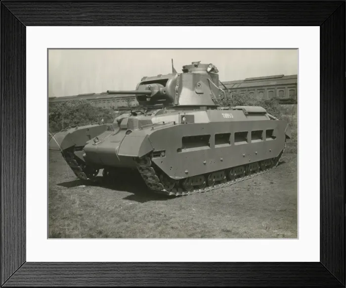 Framed Print : ?Matilda? infantry tank, c. 1980
