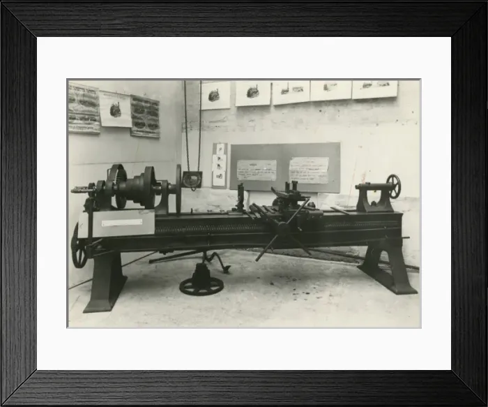 Framed Print : Whitworth lathe Framed Print : Whitworth lathe