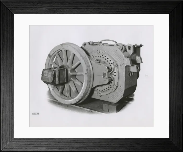 Framed Print : Traction motor, 1944 Framed Print : Traction motor, 1944