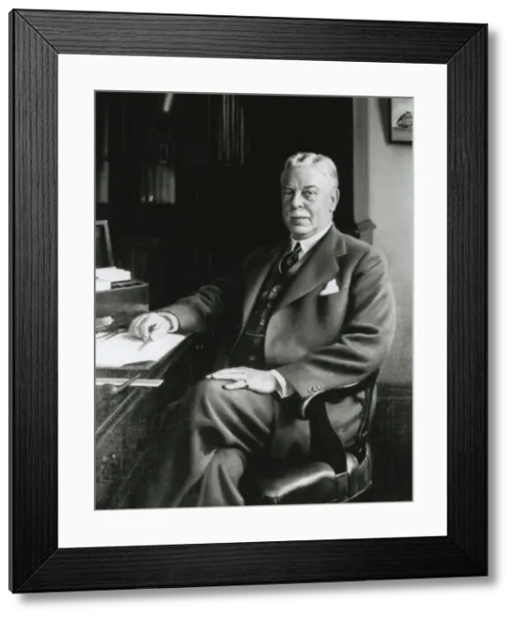 Framed Print : H Nigel Gresley, seated, painting. P IMechE Framed Print : H Nigel Gresley, seated, painting. P IMechE