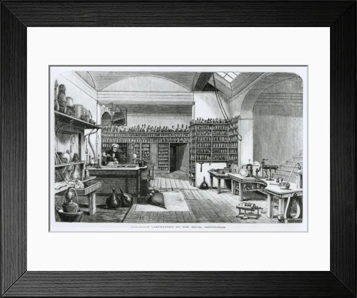 Framed Print : Faraday Lab Framed Print : Faraday Lab