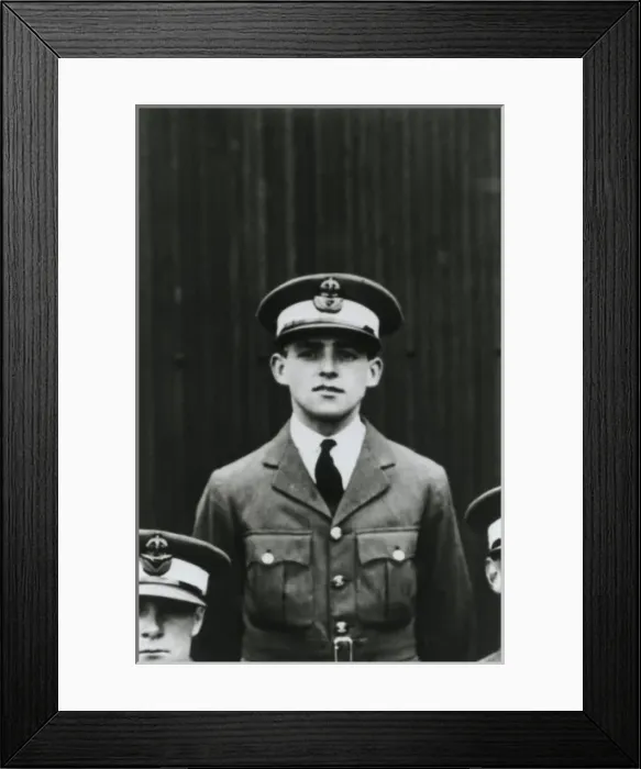 Framed Print : F Whittle, from group portrait above Framed Print : F Whittle, from group portrait above