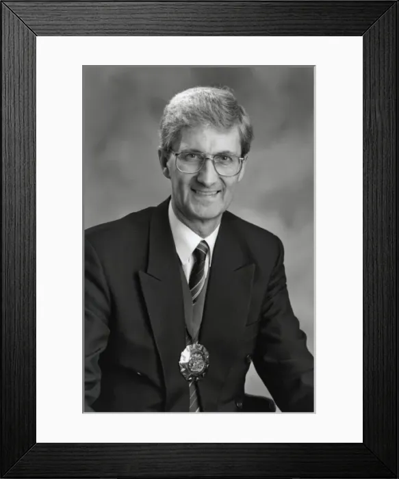 Framed Print : John Spence, IMechE President 1998 Framed Print : John Spence, IMechE President 1998