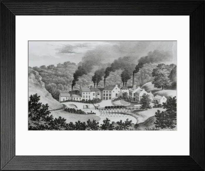 Framed Print : Beddlington Iron Works Framed Print : Beddlington Iron Works
