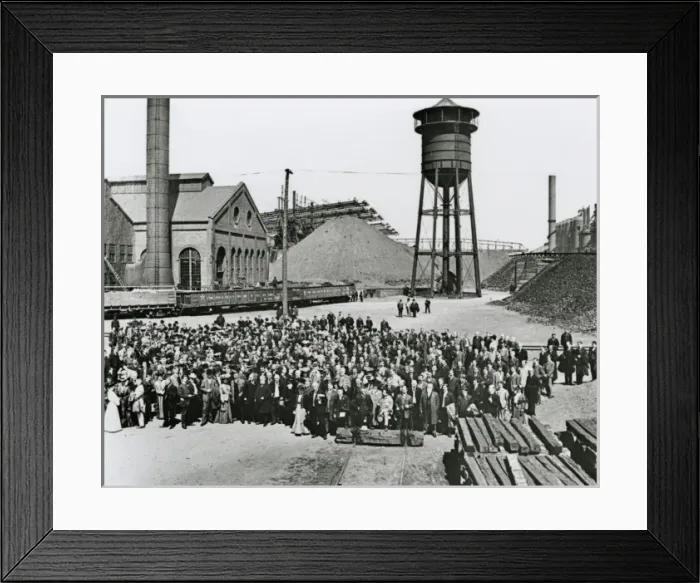 Framed Print : Illinois Steel Company Framed Print : Illinois Steel Company