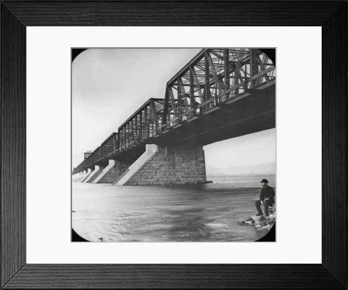 Framed Print : Montreal Victoria Bridge Framed Print : Montreal Victoria Bridge