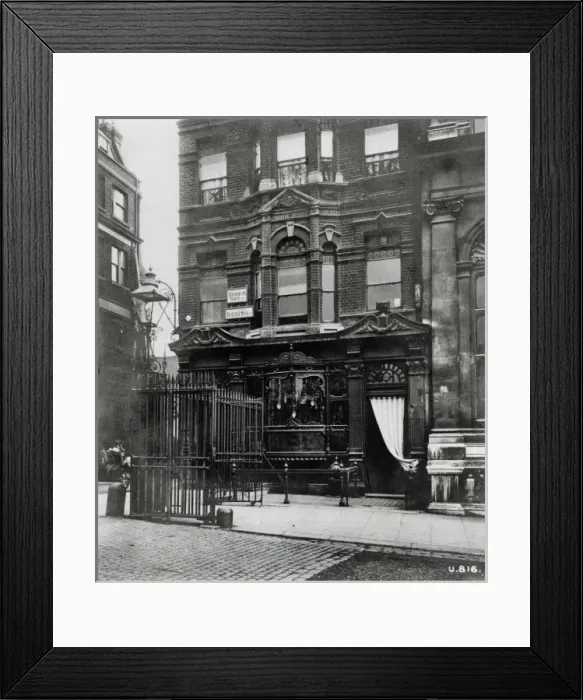 Framed Print : IMechE: Storeys Gate tavern prior to demolition in 1912 Framed Print : IMechE: Storeys Gate tavern prior to demolition in 1912