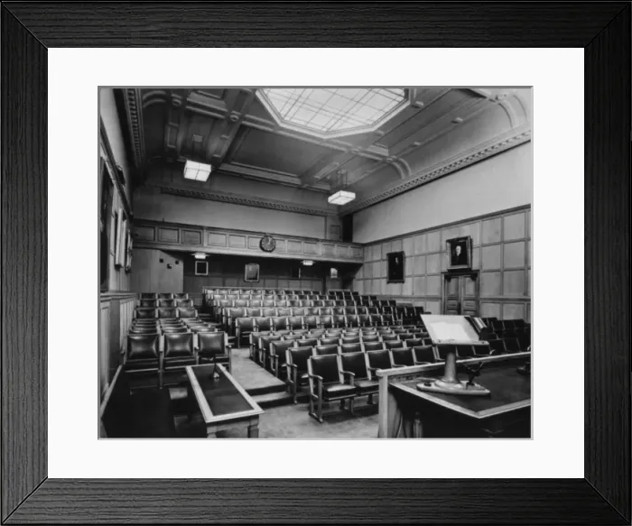 Framed Print : IMechE: lecture hall Framed Print : IMechE: lecture hall